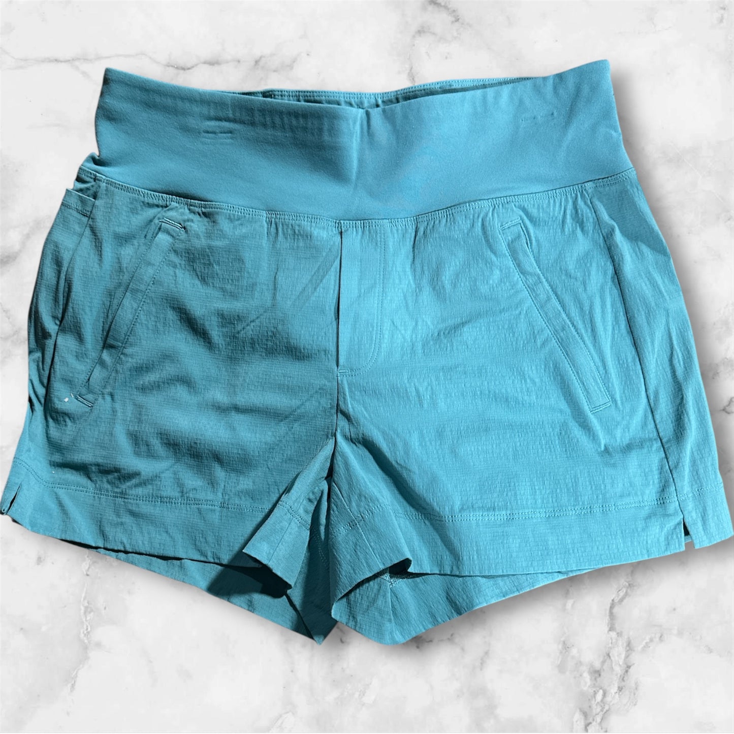 TEAL ATHLETA SHORTS, 4