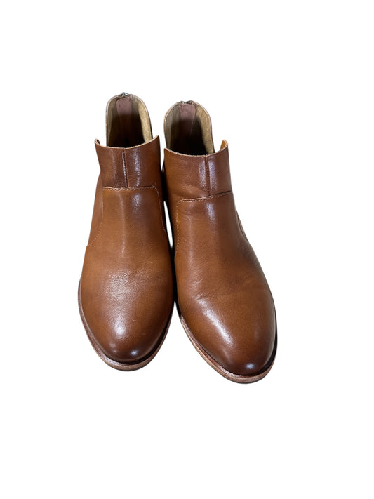 BROWN KORK BOOTIES, 9
