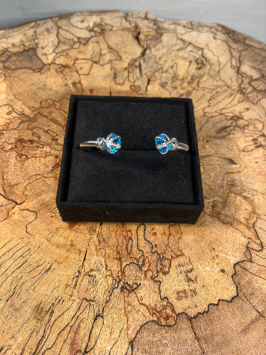 SILVER/ BLUE DAVID YURMAN BRACELET