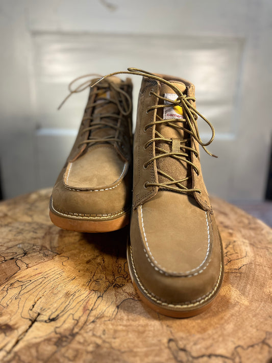 TAN CARHART BOOTS, 12