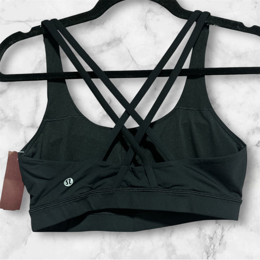 BLACK LULULEMON SPORTS BRA, 8