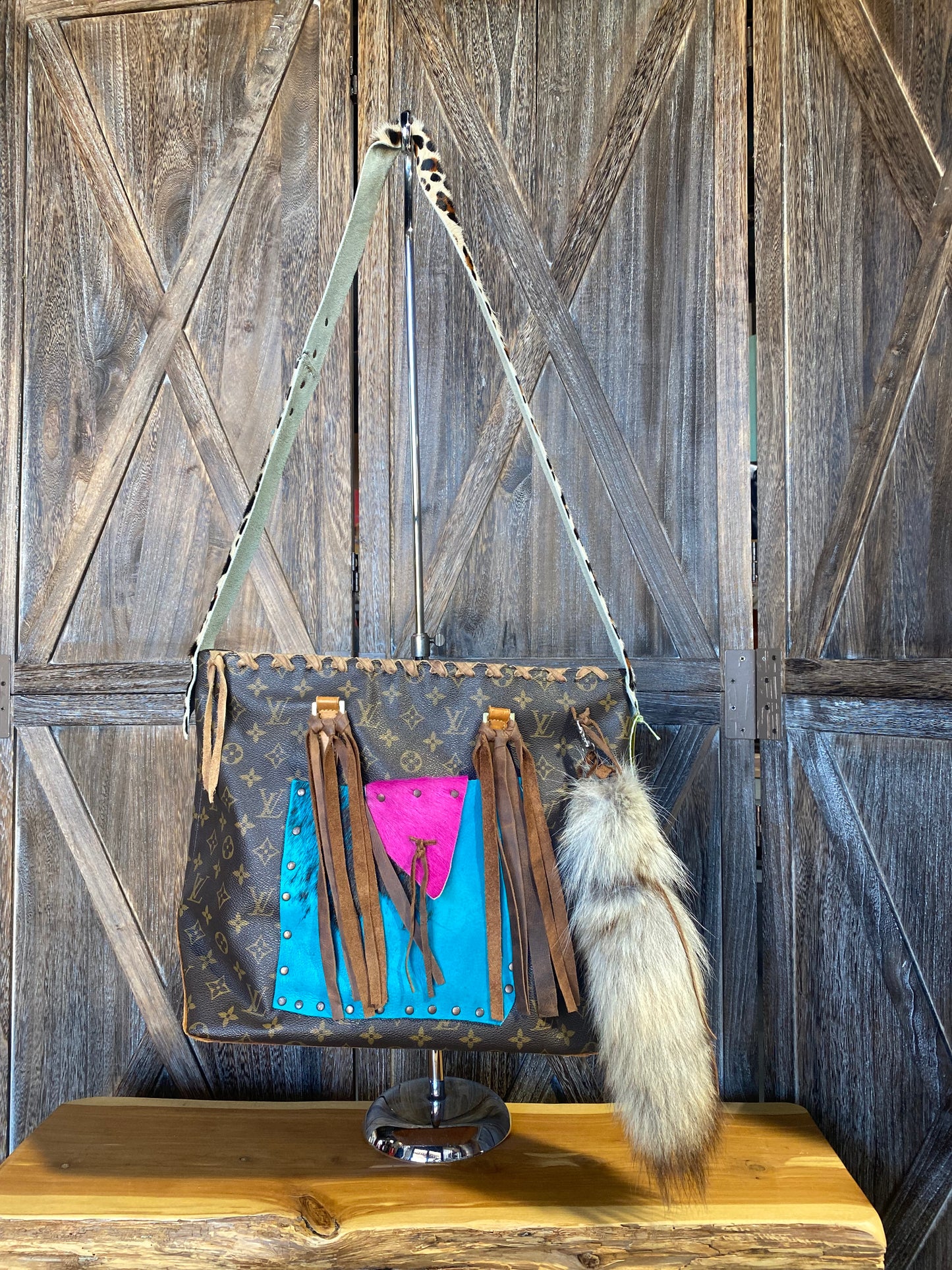 Louis Vuitton Handbag with Foxtail