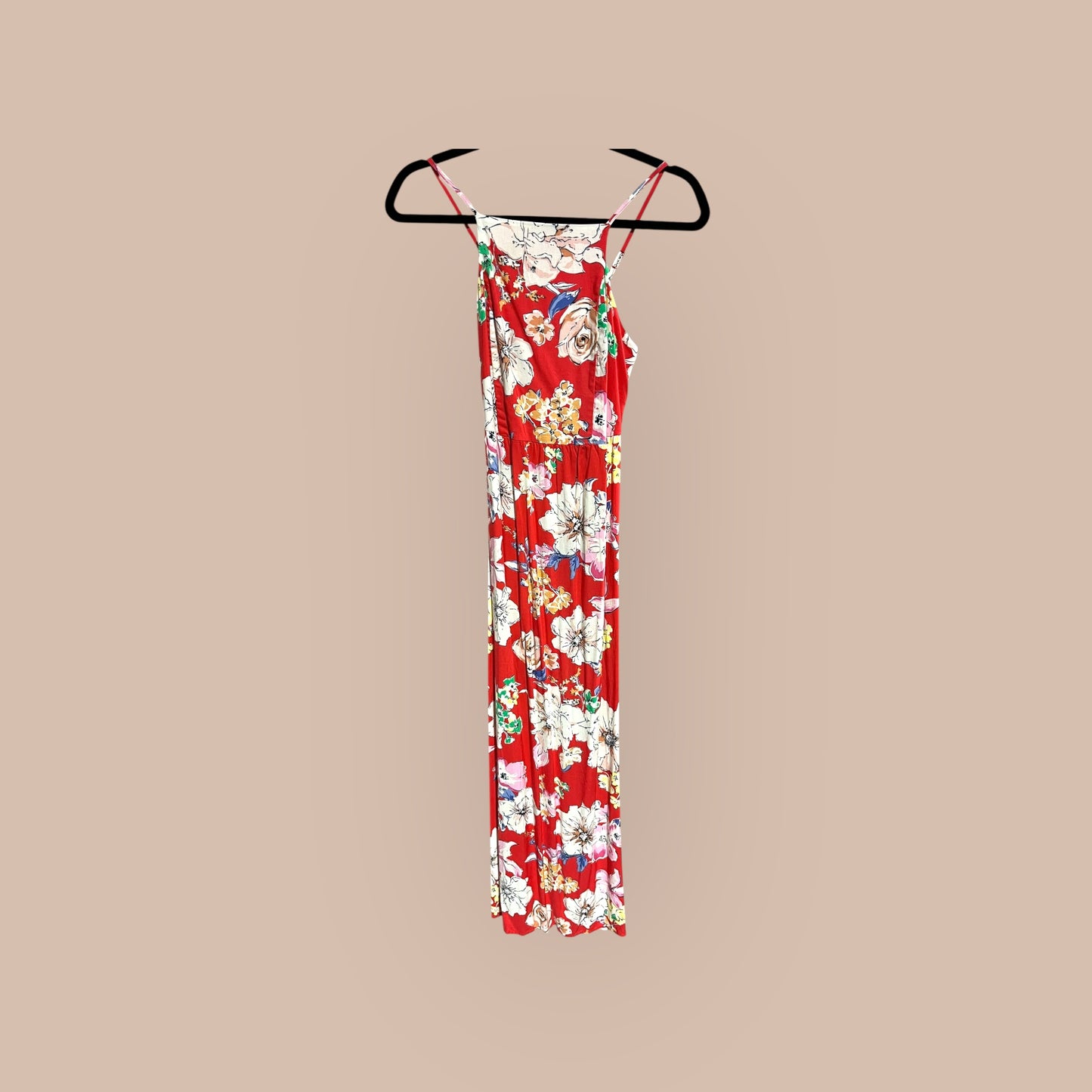 FLORAL BAND OF GYPSIES MAXI DRESS, X SMALL
