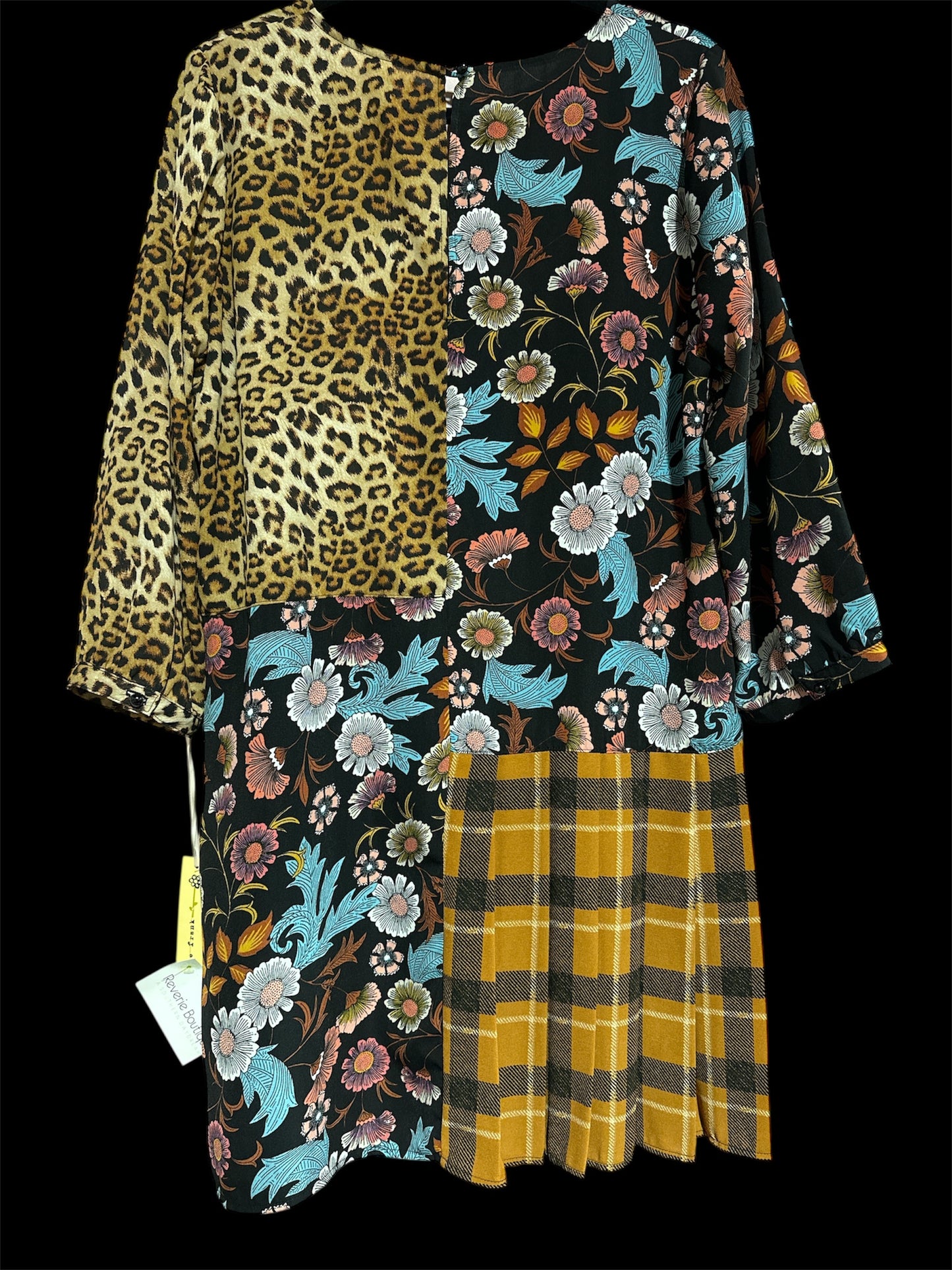 MULTI/ LEOPARD UNCLE FRANK DRESS, LARGE