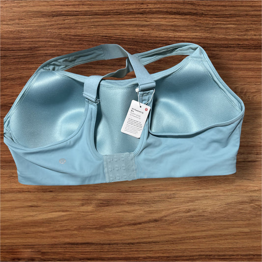 LIGHT BLUE LULULEMON ALL POWERED UP BRA, 42DD