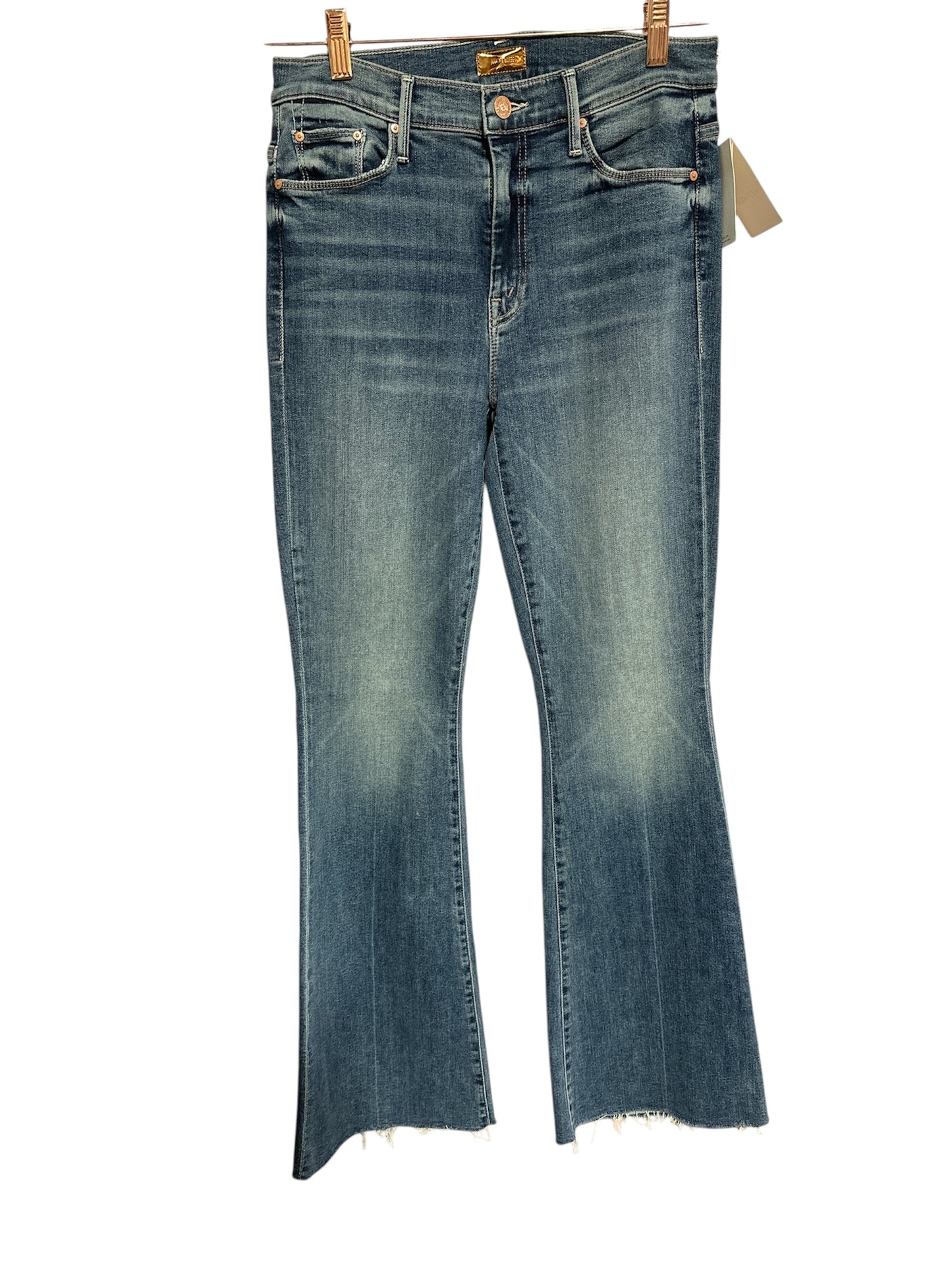 DENIM MOTHER THE WEEKENDER FRAY, 28