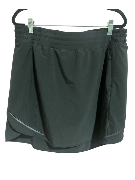 BLACK LULULEMON SKORT, 14