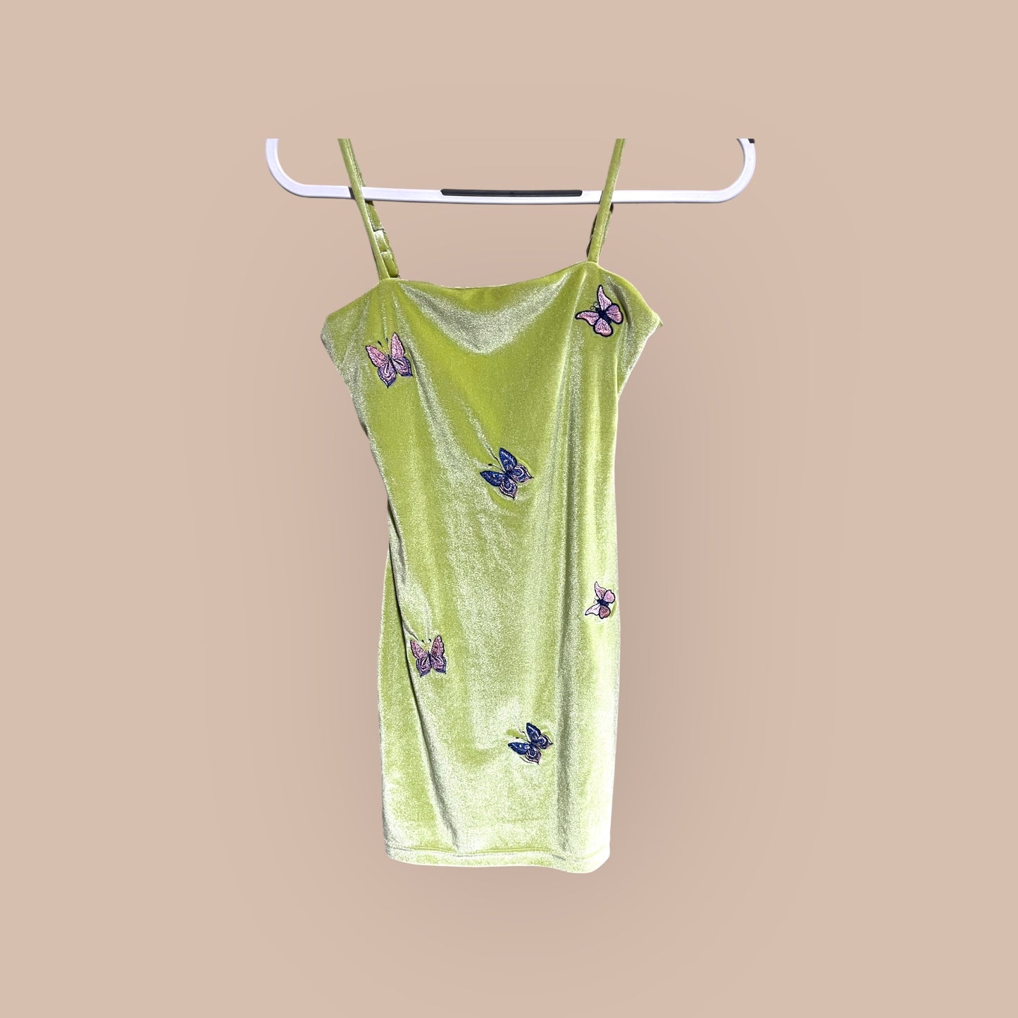 GREEN CHIPU DRESS, MED