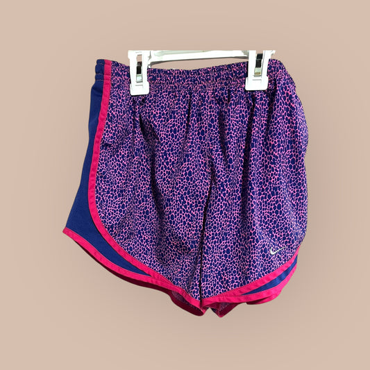 PURPLE/ MULTI NIKE DRI-FIT SHORTS, SMALL