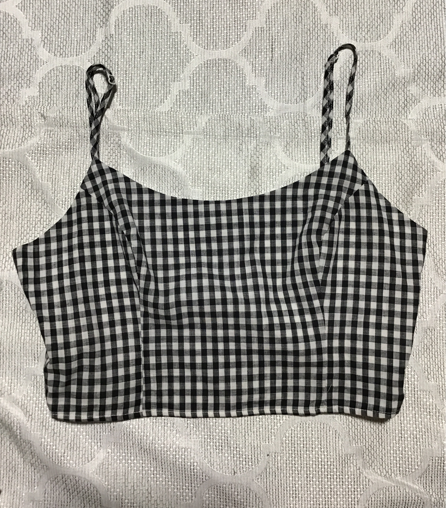 BLACK/ WHITE HONEY PUNCH TANK, LARGE