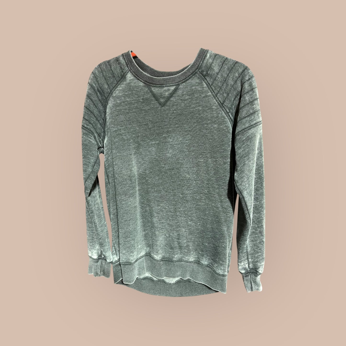GRAY P.J.SALVAGE SWEAT SHIRT, MED