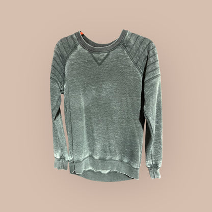 GRAY P.J.SALVAGE SWEAT SHIRT, MED