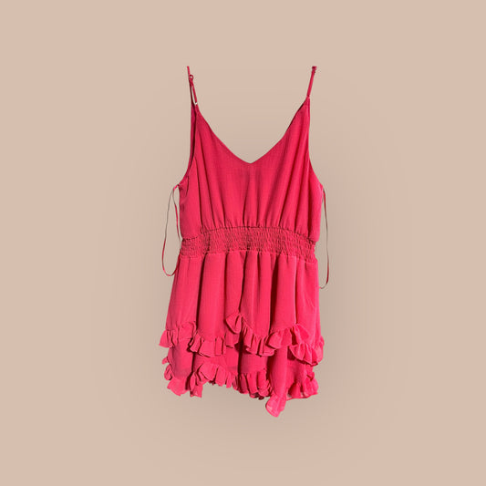 PINK DO + BE CAMI DRESS, MED