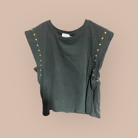 BLACK LELIS TOP, LARGE