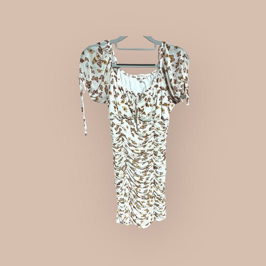 CREAM ULTRA FLIRT DRESS, MED