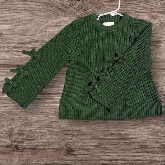 FOREST GREEN VIGNETTE SWEATER, 5