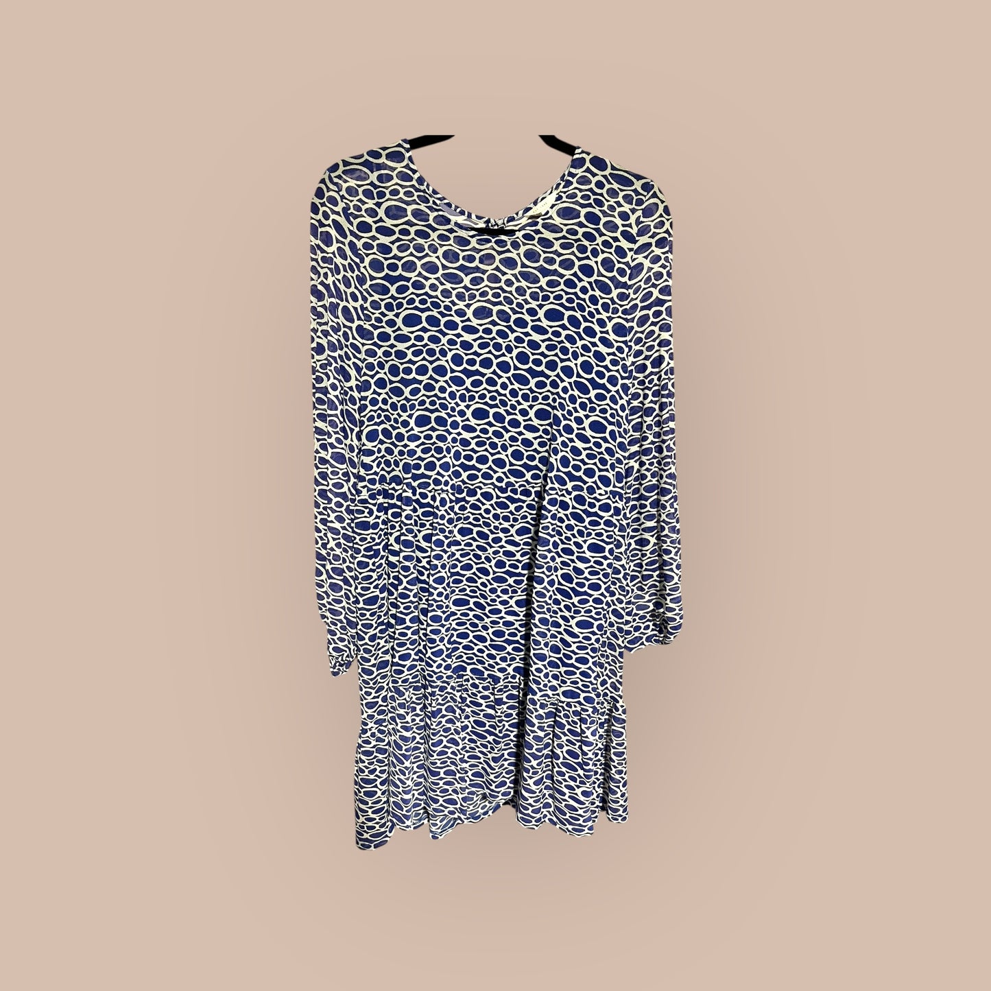 BLUE/ BLACK/ WHITE EST. 1946 DRESS, LARGE