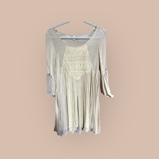 BEIGE J GEE DRESS, MED