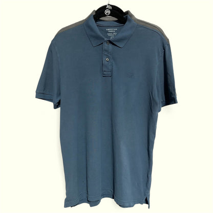 BLUE AMERICAN EAGLE POLO, SMALL