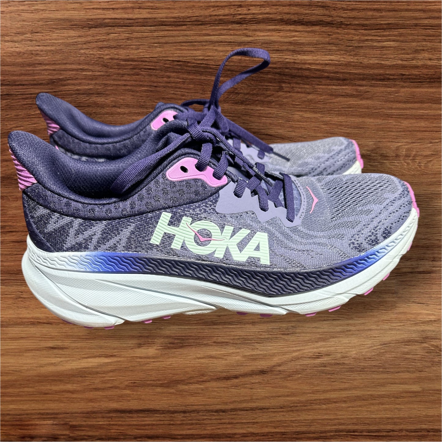 BLUE/ PURPLE HOKA CHALLENGER ART7, 8