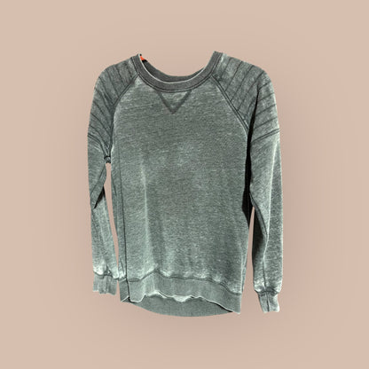 GRAY P.J.SALVAGE SWEAT SHIRT, MED