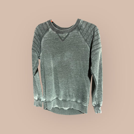 GRAY P.J.SALVAGE SWEAT SHIRT, MED