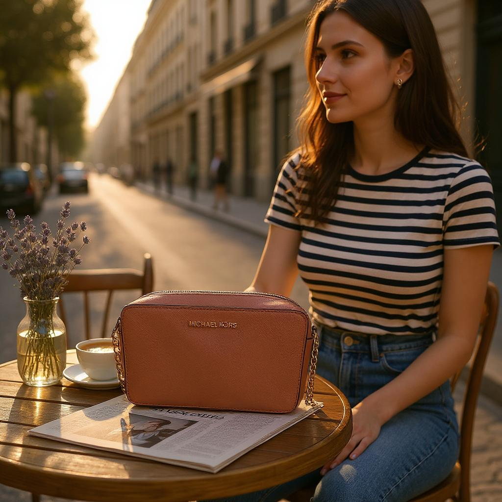LIGHT PINK MICHAEL KORS CROSSBODY