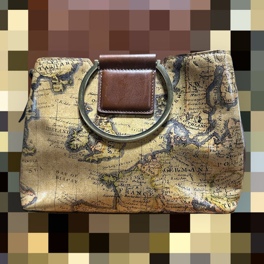 BROWN PATRICIA NASH EUROPEAN MAP PRINT