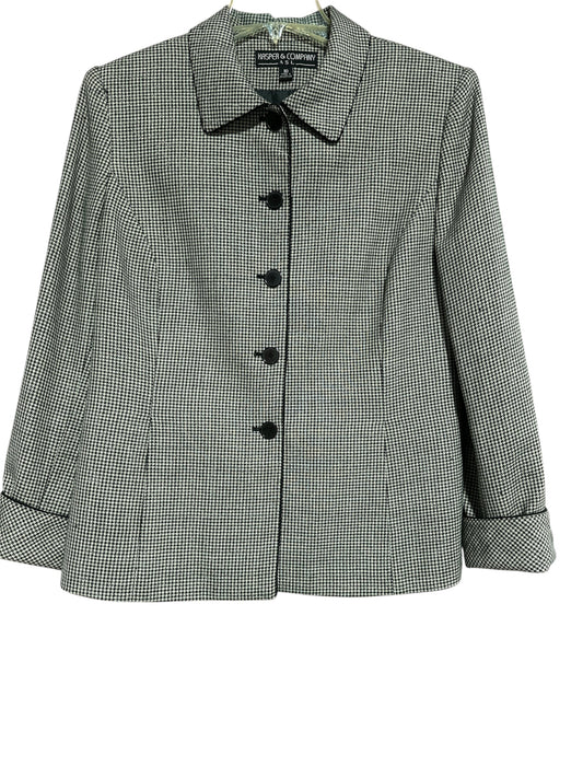 HOUNDS TOOTH KASPER & COMPANY A S L BLAZER, 10