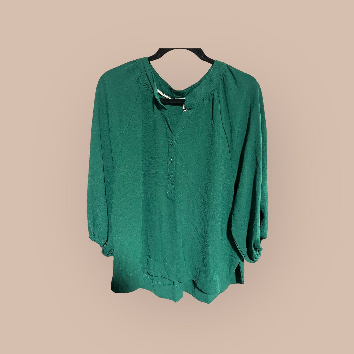 GREEN UMGEE TOP, MED