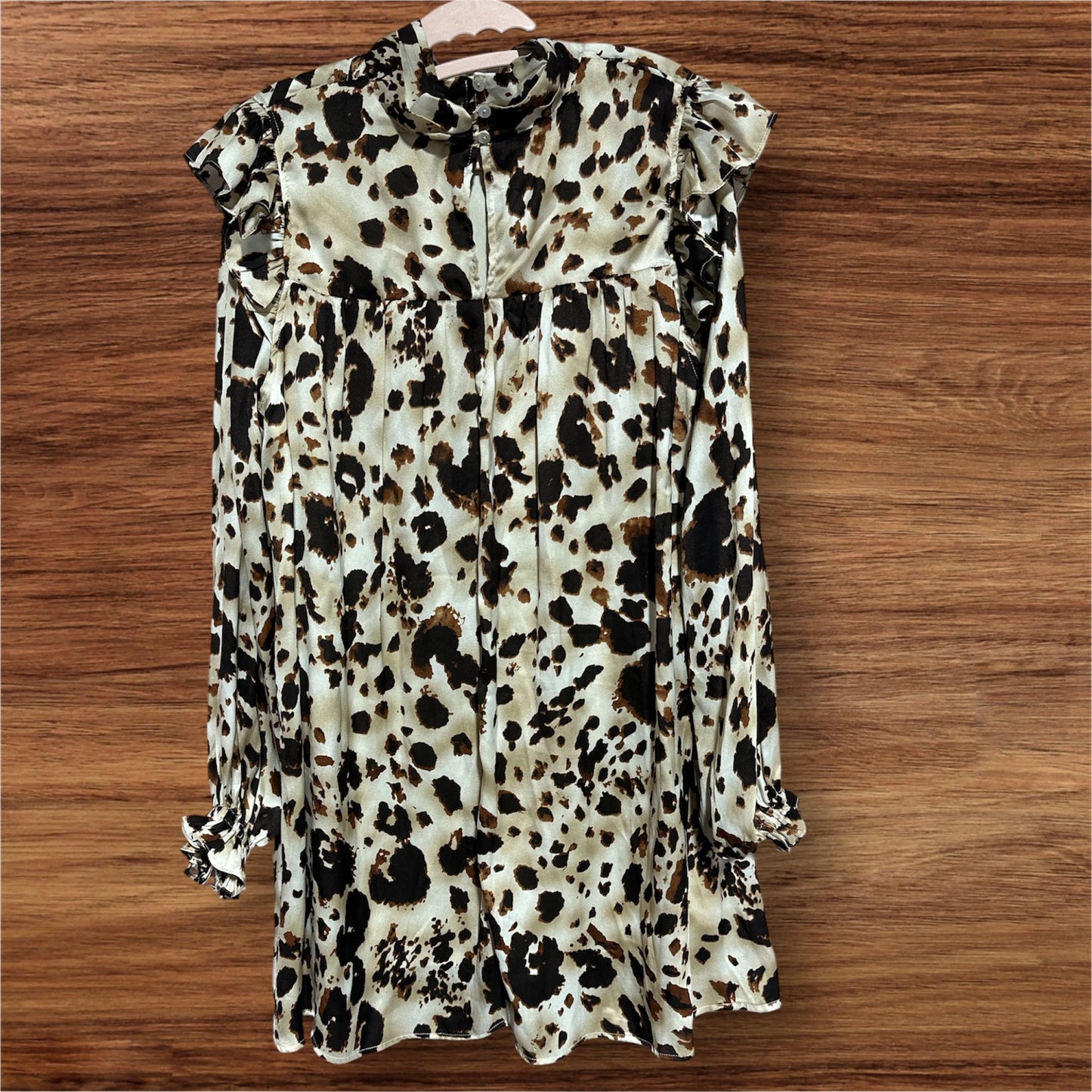 BROWN ENTRO DRESS, LARGE