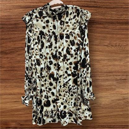 BROWN ENTRO DRESS, LARGE