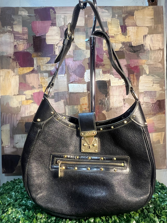 BLACK/ GOLD LOUIS VUITTON HANDBAG
