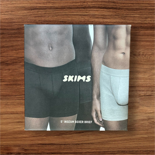 GRAY SKIMS NEW UNDERWEAR, MED