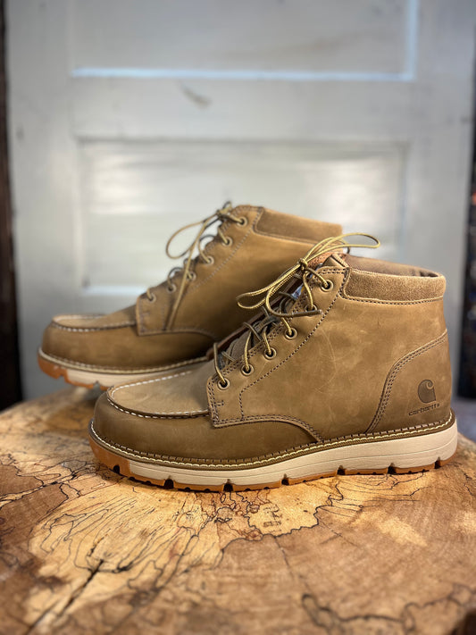 TAN CARHART BOOTS, 12