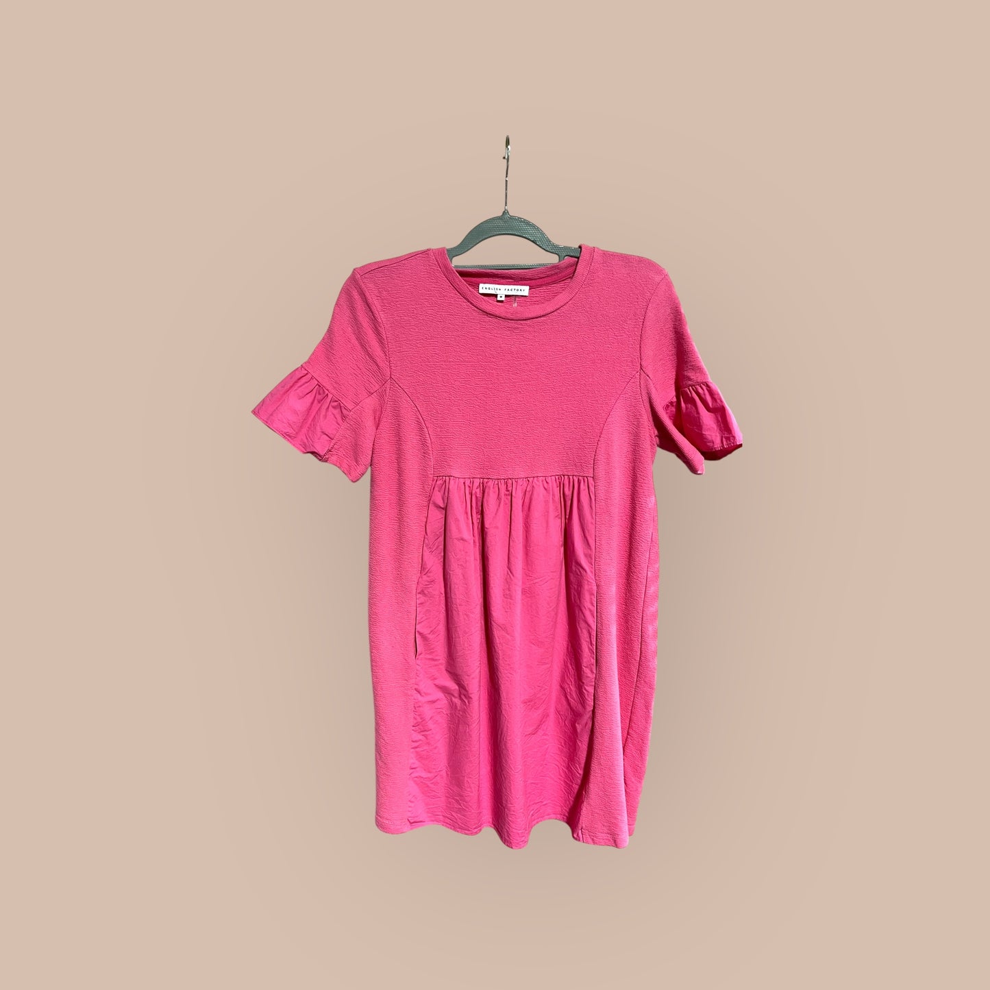 PINK ENGLISH FACTORY DRESS, MED