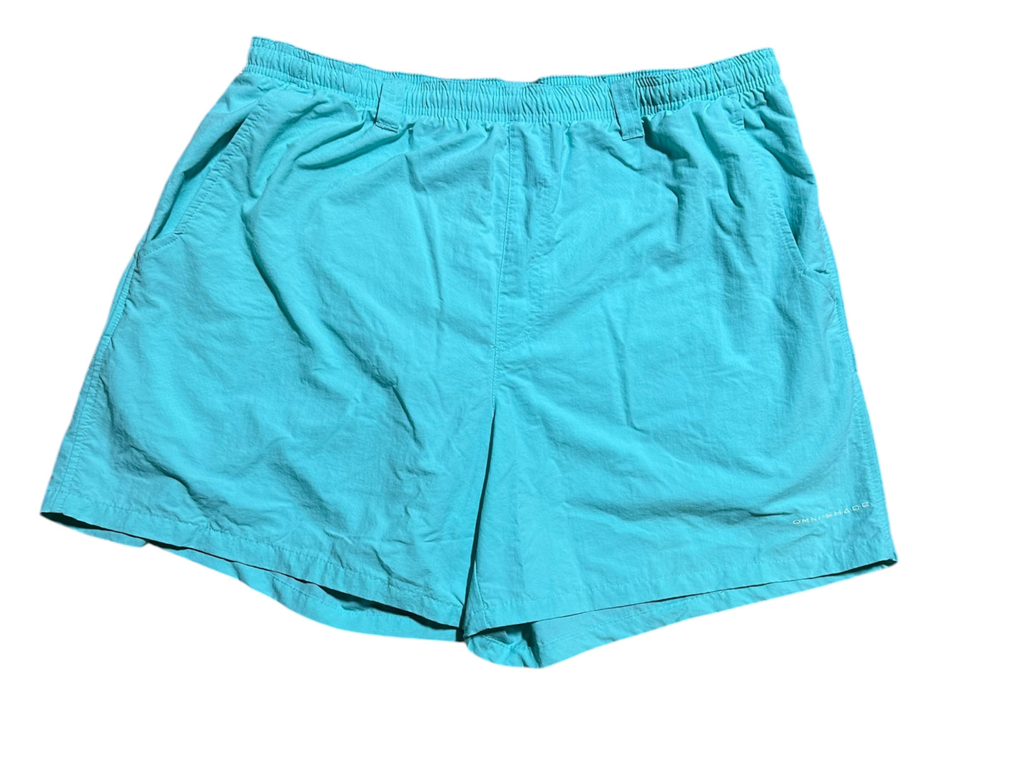 TEAL COLUMBIA PFG SHORTS, XL