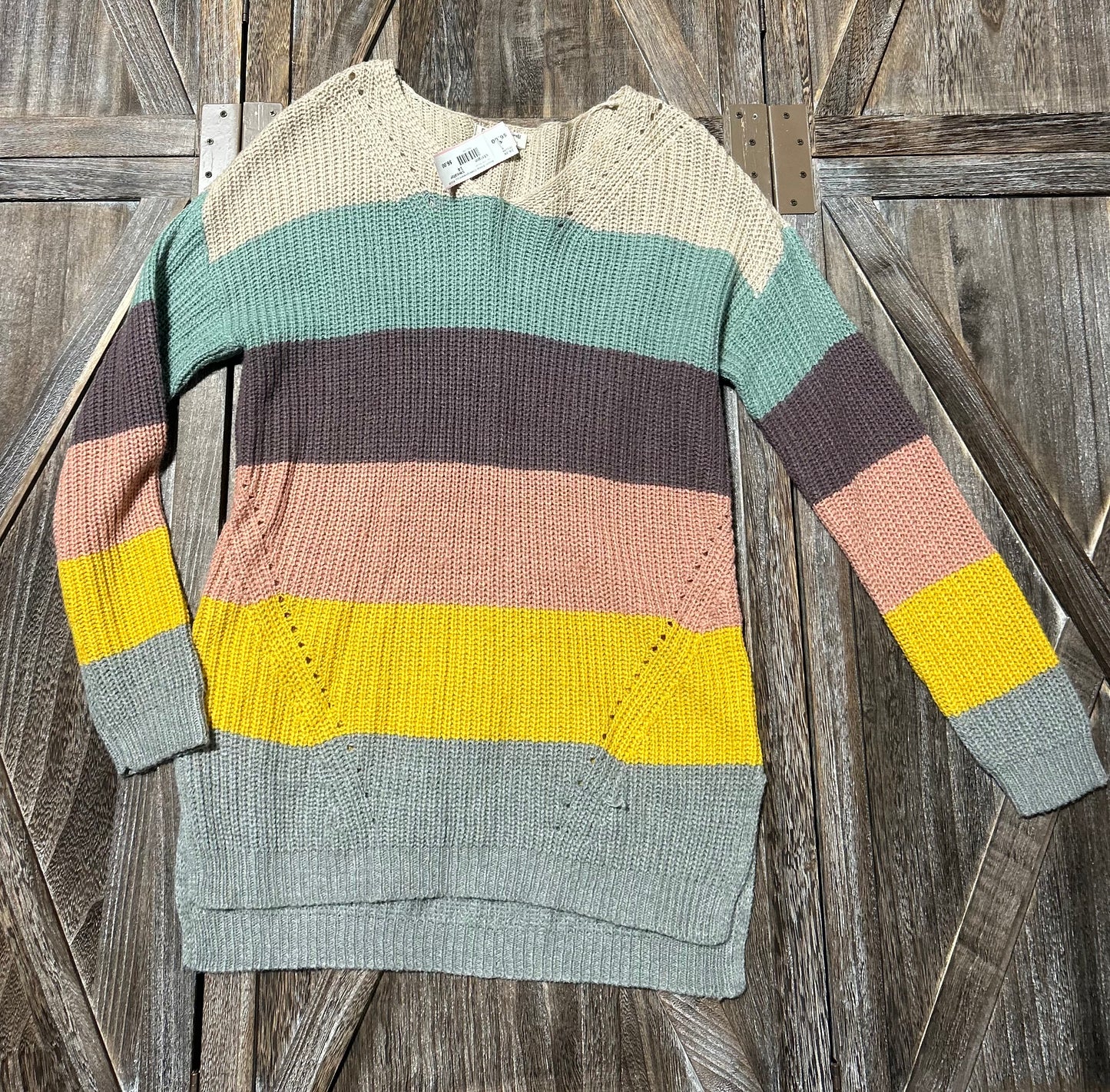 stripe full circle friends sweater, 14