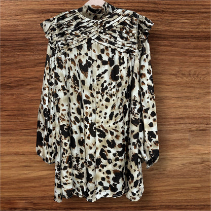 BROWN ENTRO DRESS, LARGE