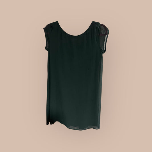 BLACK MUMU DRESS, SMALL
