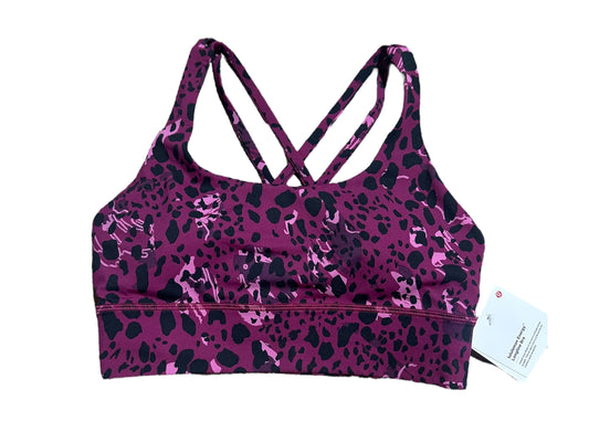 PURPLE/ PINK LULULEMON ENERGY BRA, 8